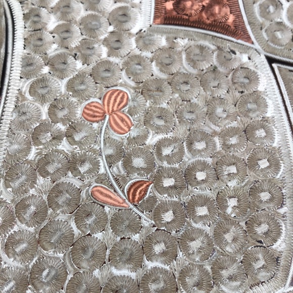 Vintage Copper Decorative Wall Plate Illuminated Paint Hand Etched Turkish Plate - Picture 6 of 7